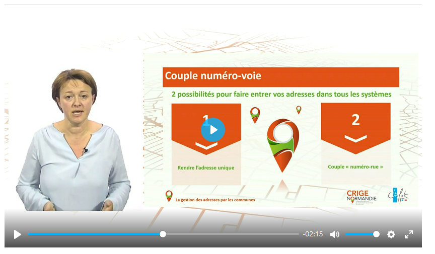 Un Mooc à voir : La gestion des adresses par les communes